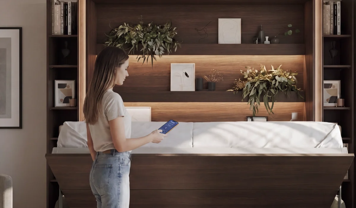 Półkotapczany elektryczny z sofą Bed Concept