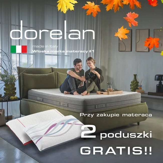 Dorelan promocja 2 poduszki gratis